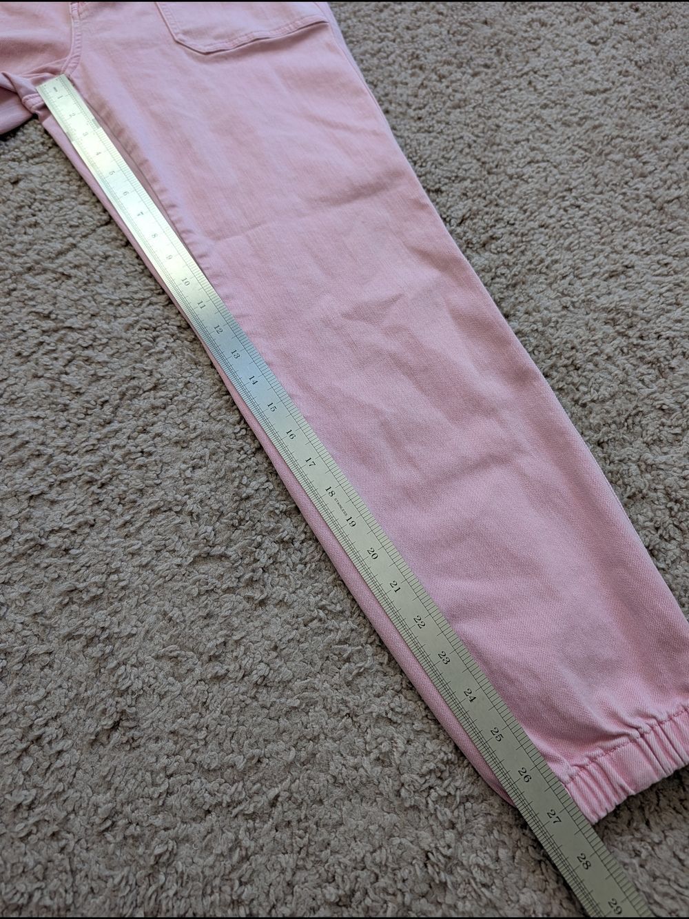Judy Blue Womens Light Pink Regina High Rise Garment Dyed Denim Jogger Size 3/26 - Picture 14 of 16